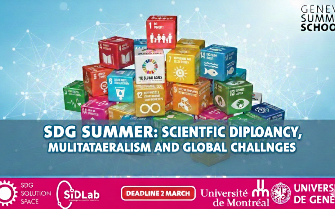 SDG Summer School: Scientific Diplomacy, Multilateralism and Global Challenges
